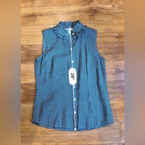 Bass Navy Polka Dot Top - Picture 8 of 9